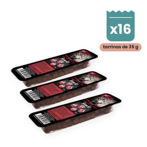 Alpha Spirit Snacks de Jamón para Perros Pack 16x35 g