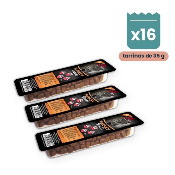 Alpha Spirit Snacks de Pavo para Gatos Pack 16x35 g
