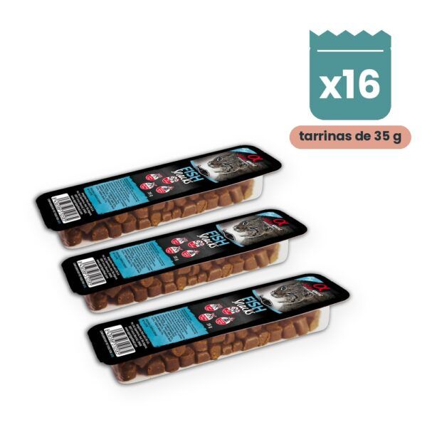 Alpha Spirit Snacks de Pescado para Gatos Pack 16x35 g