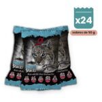 Alpha Spirit Snacks de Pescado para Gatos Pack 24x50 g