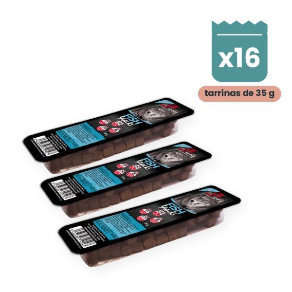 Alpha Spirit Snacks de Pescado para Perros Pack 16x35 g