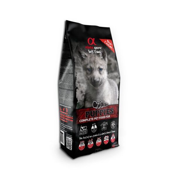 Alpha Spirit Soft Food Puppies Semihúmedo para Cachorros 1,5 Kg