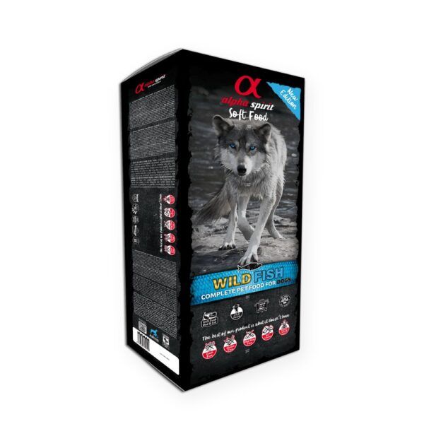 Alpha Spirit Soft Food Wild Fish Pescado Semihúmedo para Perros