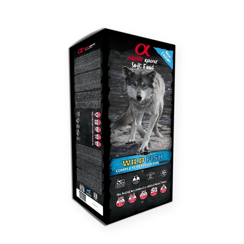 Alpha Spirit Soft Food Wild Fish Pescado Semihúmedo para Perros Alpha Spirit Soft Food Wild Fish Pescado Semihúmedo para Perros