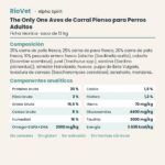 Ficha técnica de The Only One Aves de Corral Pienso para Perros Adultos de Alpha Spirit