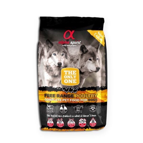 Alpha Spirit The Only One Aves de Corral Pienso para Perros Adultos 3 kg