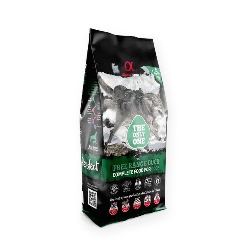 Alpha Spirit The Only One Pato Pienso para Perros Adultos 12 kg Alpha Spirit The Only One Pato Pienso para Perros Adultos 12 kg