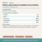 Applaws Kitten Latas Pollo En Gelatina Para Gatitos Pack 24x70 g - ficha técnica