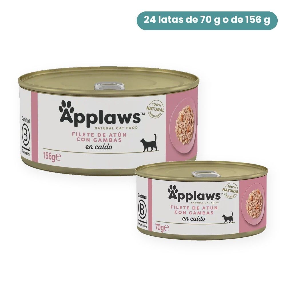 Applaws Latas Atún Con Gambas En Caldo Para Gatos Pack 24 Latas Applaws Latas Atún Con Gambas En Caldo Para Gatos Pack 24 Latas