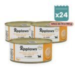Applaws Latas Pollo Con Queso En Caldo Para Gatos Pack 24 Latas