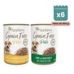 Applaws Paté Sin Cereales Para Perros Pack 6x400 g