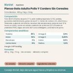 Applaws Pienso Gato Adulto Pollo Y Cordero Sin Cereales - ficha técnica