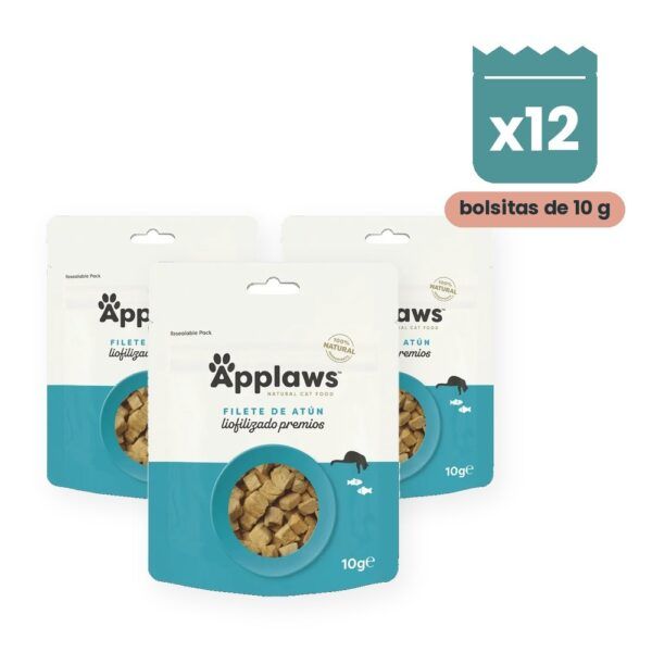 Applaws Snack Atún Liofilizado Para Gatos Pack 12x10 g
