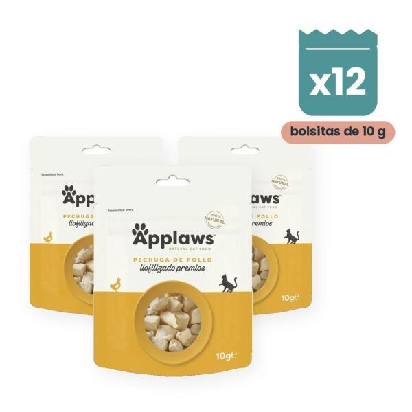 Applaws Snack Pollo Liofilizado Para Gatos Pack 12x10 g