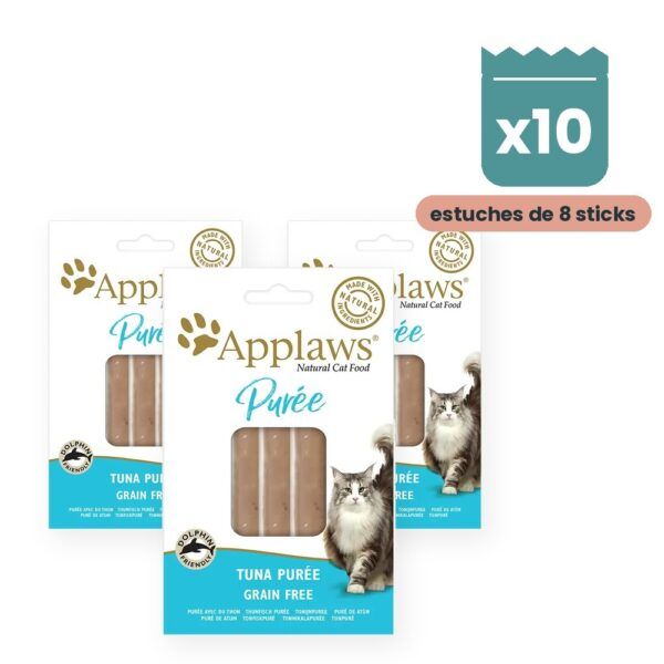 Applaws Snack Puré De Atún Para Gatos Pack 10x8x7 g