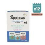 Applaws Sobres Selección De Pescado En Caldo Para Gatos Pack 12x70 g
