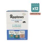 Applaws Sobres Selección De Pescado En Gelatina Para Gatos Pack 12x70 g
