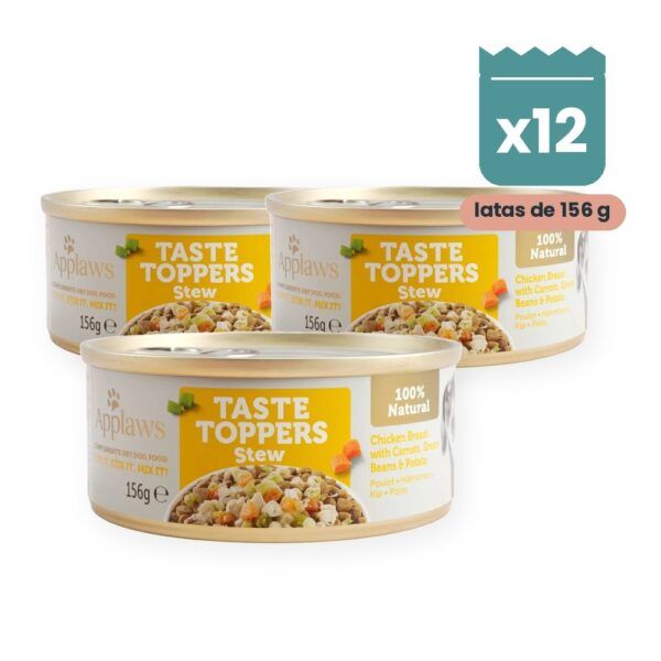 Applaws Taste Toppers Estofado Para Perros Pack 12x156 g