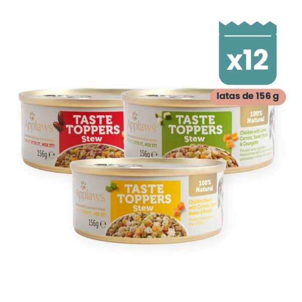 Applaws Taste Toppers Estofado Para Perros Pack 12x156 g