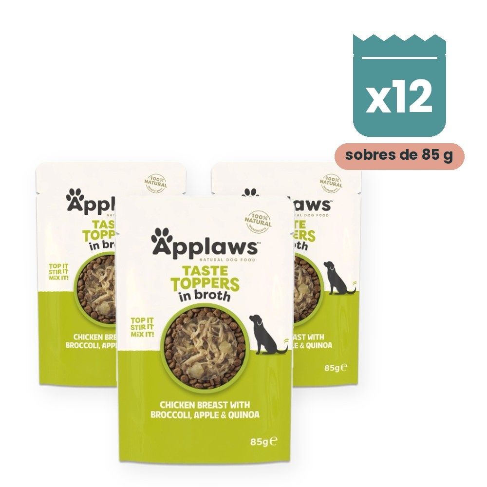 Applaws Taste Toppers Pollo, Brócoli Y Quinoa Para Perros Pack 12x85 g
