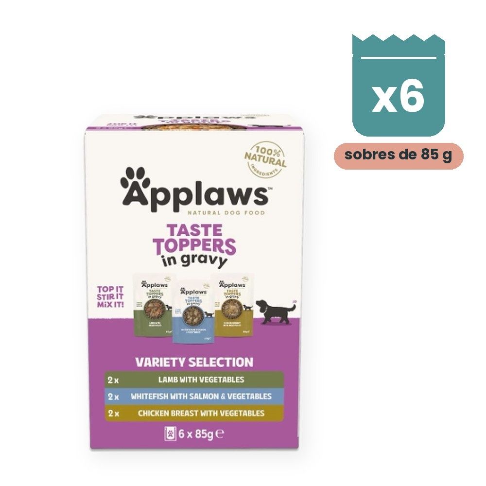 Applaws Taste Toppers Surtido En Salsa Para Perros Multipack 6x85 g