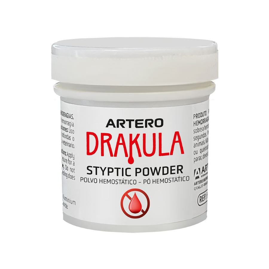 Artero Drakula Polvo Hemostático para Uñas de Perros Artero Drakula Polvo Hemostático para Uñas de Perros