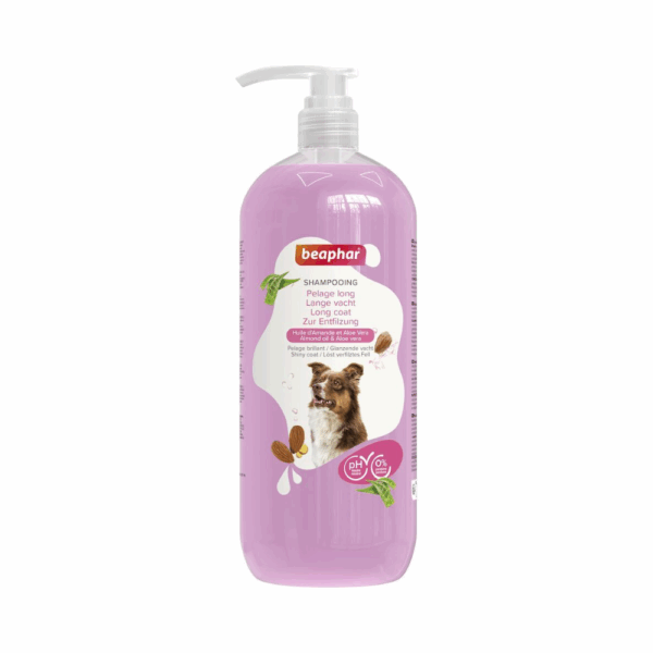 Beaphar Champú Para Perros de Pelo Largo con Aloe Vera 1 L