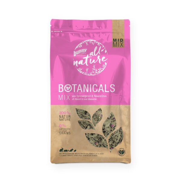 Bunny Nature Botanicals Mid Mix Llantén y Pétalos de Rosa 120 g