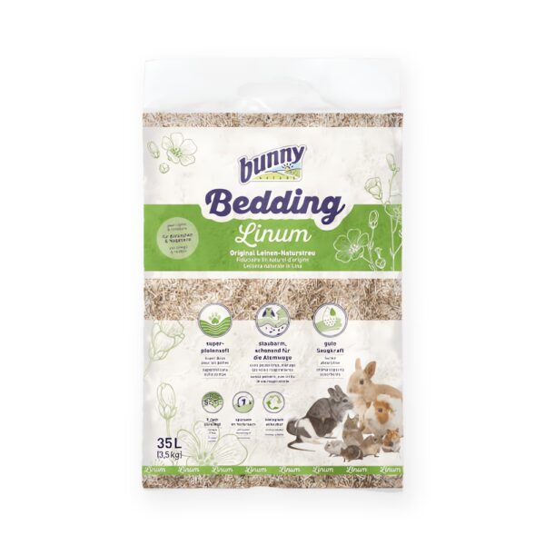 Bunny Nature bunnyBedding Linum Lecho de Lino Natural para Conejos y Roedores