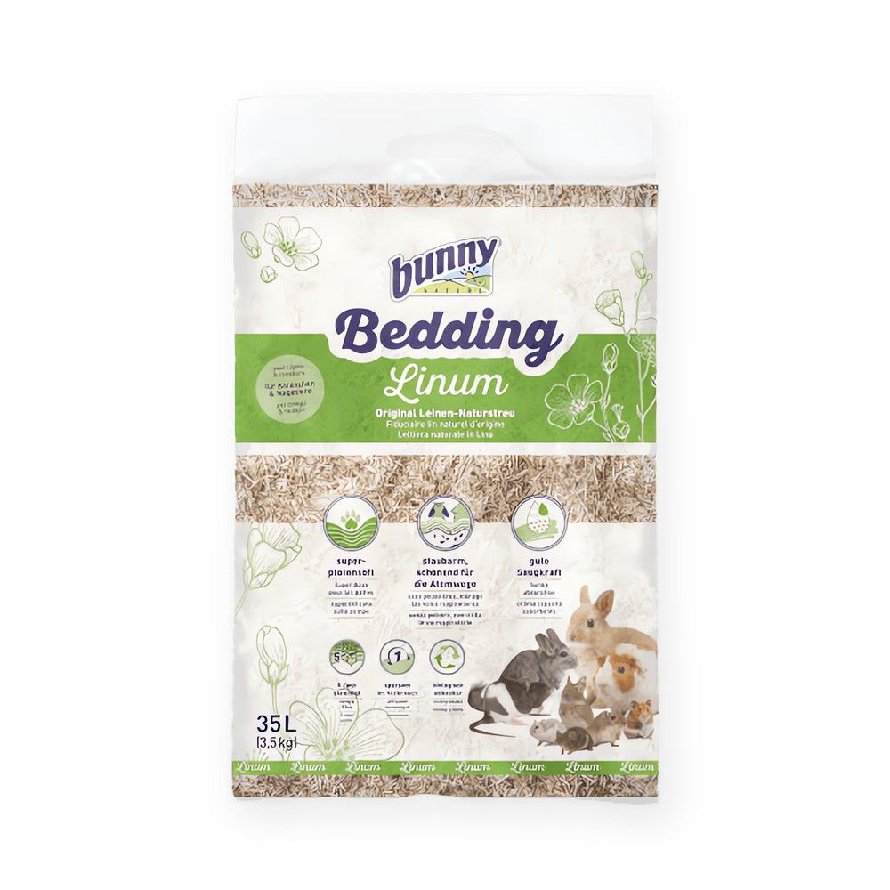 Bunny Nature bunnyBedding Linum Lecho de Lino Natural para Conejos y Roedores