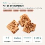 Así es este premio: Bunny Nature Crunchy Cracker Plátano Galletas para Conejos y Roedores Pack 6x50 g (datos clave)