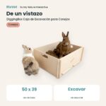 De un vistazo: Bunny Nature DiggingBox Caja de Excavación para Conejos (datos clave)