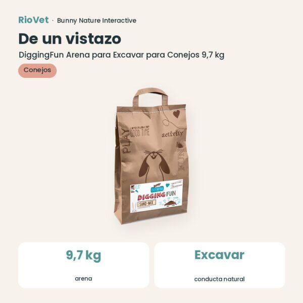 De un vistazo: Bunny Nature DiggingFun Arena para Excavar para Conejos 9,7 kg (datos clave)