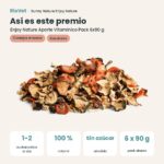 Así es este premio: Bunny Nature Enjoy Nature Aporte Vitamínico Pack 6x90 g (datos clave)