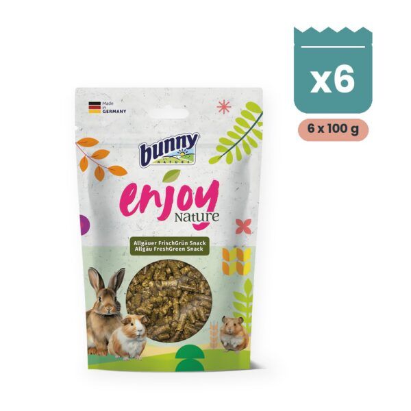 Bunny Nature Enjoy Nature FreshGreen de Algovia Pack 6x100 g