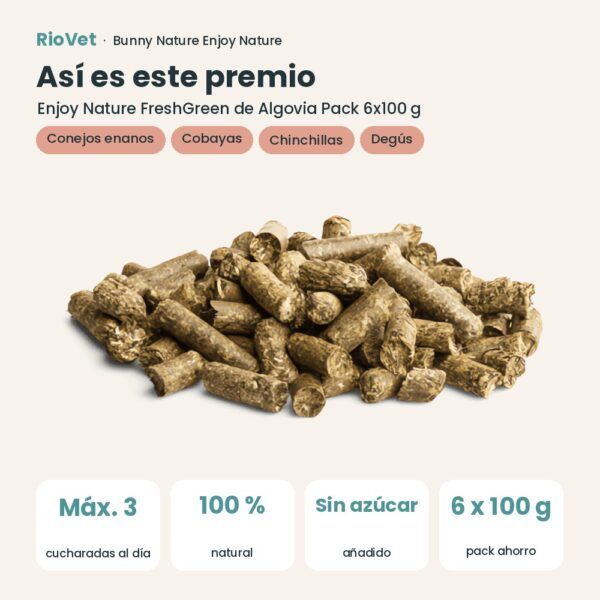 Así es este premio: Bunny Nature Enjoy Nature FreshGreen de Algovia Pack 6x100 g (datos clave)