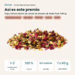 Así es este premio: Bunny Nature Enjoy Nature Mezcla de Larvas de Gusano de Seda Pack 7x40 g (datos clave)