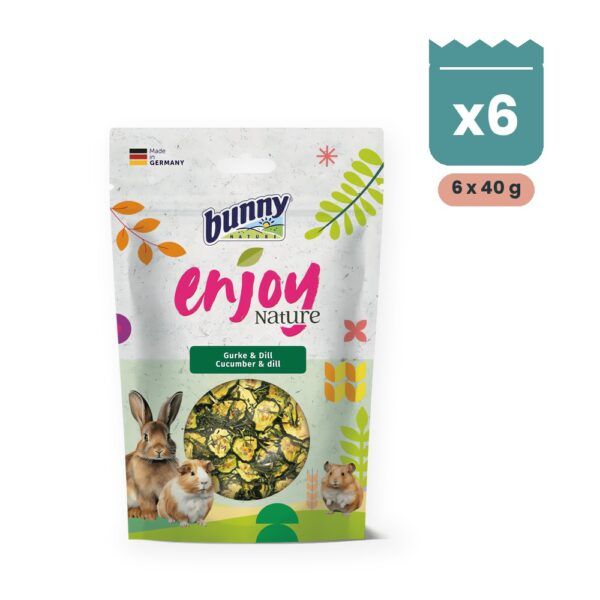 Bunny Nature Enjoy Nature Pepino y Eneldo Pack 6x40 g