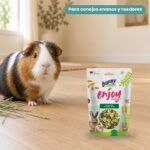 Cobaya junto a Bunny Nature Enjoy Nature Pepino y Eneldo Pack 6x40 g