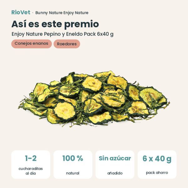 Así es este premio: Bunny Nature Enjoy Nature Pepino y Eneldo Pack 6x40 g (datos clave)