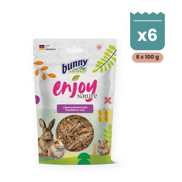 Bunny Nature Enjoy Nature Raíces de Diente de León Pack 6x100 g