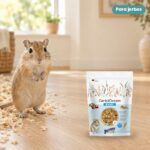 Jerbo junto a Bunny Nature GerbilDream Basic Alimento Completo para Jerbos 400 g