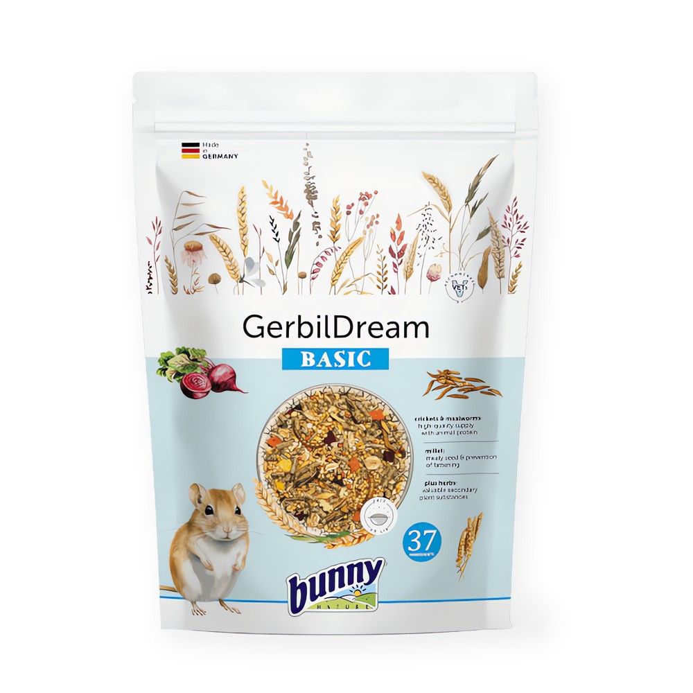 Bunny Nature GerbilDream Basic Alimento Completo para Jerbos 400 g Bunny Nature GerbilDream Basic Alimento Completo para Jerbos 400 g
