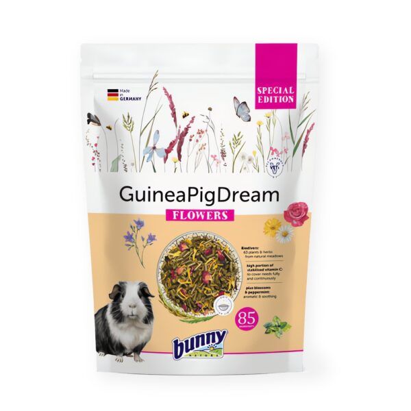 Bunny Nature GuineaPigDream Special Edition Flowers Pienso para Cobayas 1,5 kg