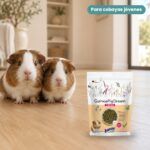 Cobayas jóvenes junto a Bunny Nature GuineaPigDream Young Pienso para Cobayas Jóvenes