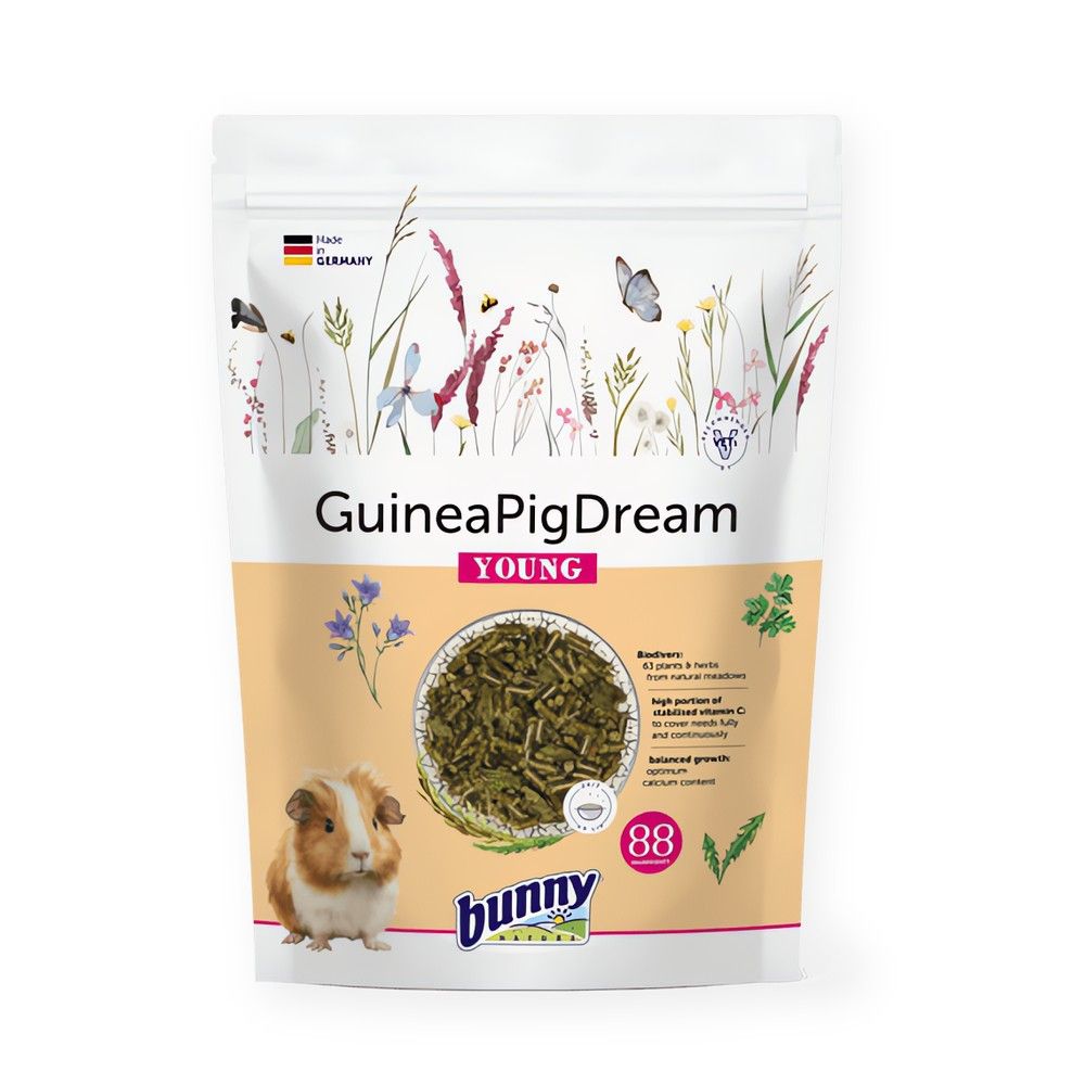 Bunny Nature GuineaPigDream Young Pienso para Cobayas Jóvenes