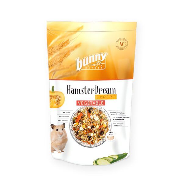 Bunny Nature HamsterDream Expert Vegetable Alimento para Hámsters con Verduras 500 g