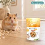 Hámster junto a Bunny Nature HamsterDream Expert Vegetable Alimento para Hámsters con Verduras 500 g