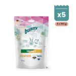 Bunny Nature Health Immun Cracker Galletas para las Defensas de Conejos y Roedores Pack 5x100 g