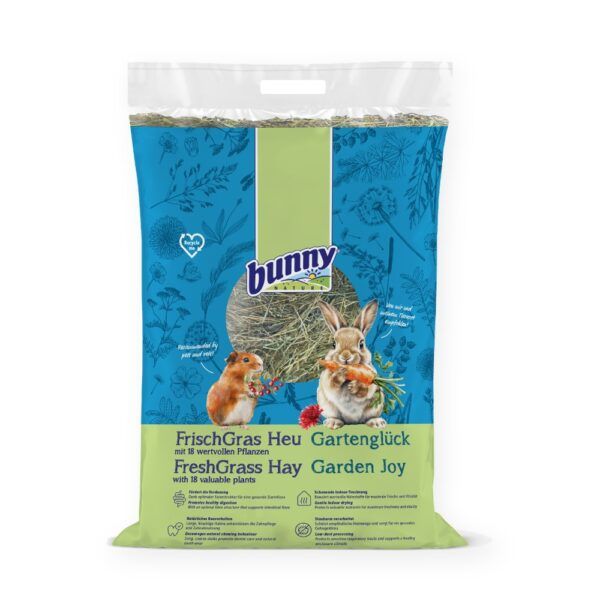 Bunny Nature Heno FreshGrass Alegría del Jardín para Conejos y Roedores 2 kg